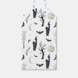 SPOOOKY HALLOWEEN CASTLES TREES BATS MOONS CADEAULABEL