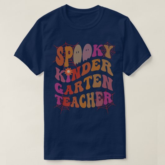 SPOOOKY KINDER GARTEN-TEACHERkostuum Dit is mijn v T-shirt (Design voorkant)