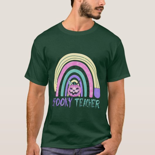 SPOOOKY-LERAAR T-SHIRT (Voorkant)