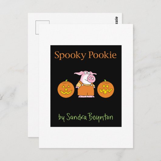 SPOOOKY POOKIE door Sandra Boynton Briefkaart (Voorkant / Achterkant)