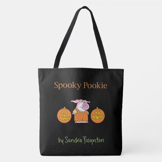 SPOOOKY POOKIE van Sandra Boynton Tote Bag (Voorkant)