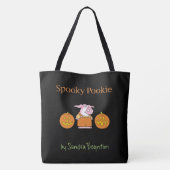 SPOOOKY POOKIE van Sandra Boynton Tote Bag (Achterkant)