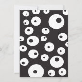 SPOOOKY SPIDER Halloween Birthday Party Invision Kaart (Achterkant)