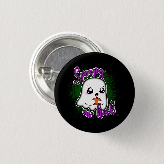Spoopy as Heck Button (Voorkant /achterkant)