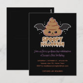 Spoopy Halloween Kawaii Verjaardag Briefkaart (Voorkant / Achterkant)