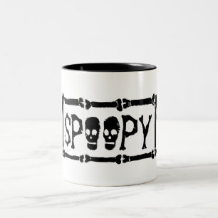 SPOOPY-Mok - Geïnspireerd door het koffie- en the Tweekleurige Koffiemok