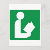 Spoor bibliotheek briefkaart (Voorkant)