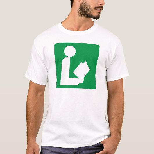 Spoor bibliotheek t-shirt (Voorkant)