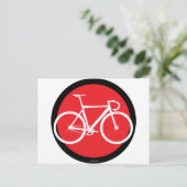 Spoor Bike - Red Dot Briefkaart (Staand voorkant)
