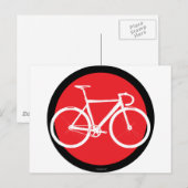 Spoor Bike - Red Dot Briefkaart (Voorkant / Achterkant)