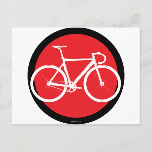 Spoor Bike - Red Dot Briefkaart (Voorkant)