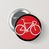 Spoor Bike - Red Dot Ronde Button 5,7 Cm (Voorkant /achterkant)