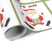 Spoor en feestkerst cadeaupapier (Rol Hoek)