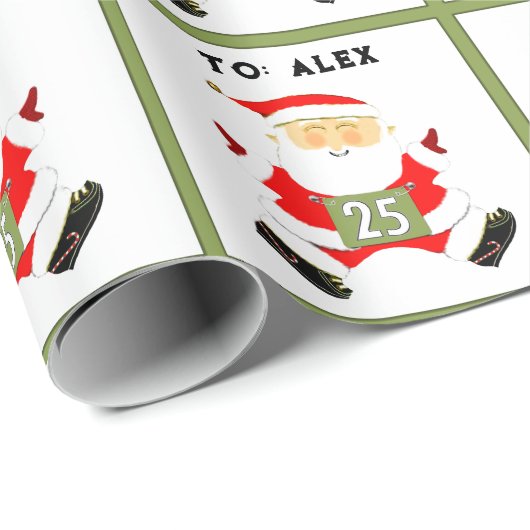 Spoor en feestkerst cadeaupapier (Rol Hoek)