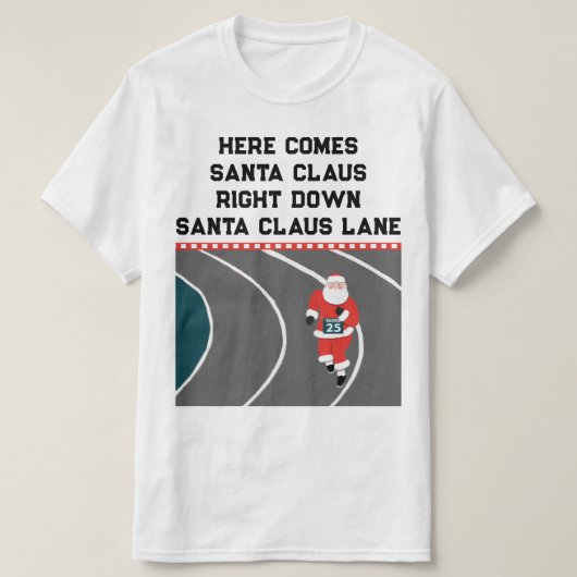 Spoor en kerstvisten met T-Shirt (Design voorkant)
