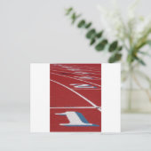 Spoor en veld briefkaart (Staand voorkant)