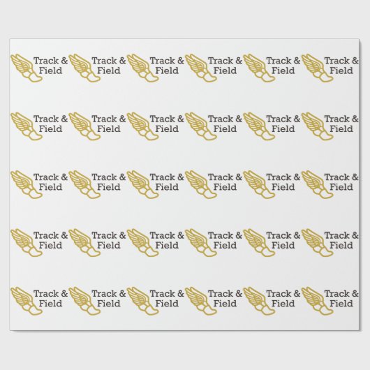 Spoor en veld cadeaupapier (Vlak)