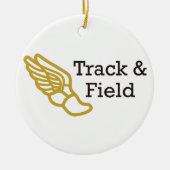 Spoor en veld keramisch ornament (Voorkant)