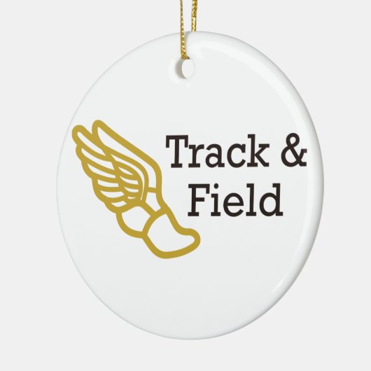 Spoor en veld keramisch ornament (Links)