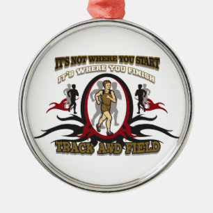 Spoor en Veldbegin Metalen Ornament