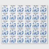 Spoor en Veldboeg Lang Je runt I Fly Cadeaupapier (Vlak)