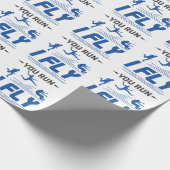 Spoor en Veldboeg Lang Je runt I Fly Cadeaupapier (Hoek)