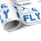 Spoor en Veldboeg Lang Je runt I Fly Cadeaupapier (Rol Hoek)