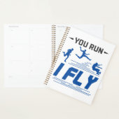 Spoor en Veldboeg Lang Je runt I Fly Planner (Display)