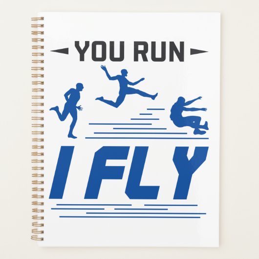 Spoor en Veldboeg Lang Je runt I Fly Planner (Voorkant)