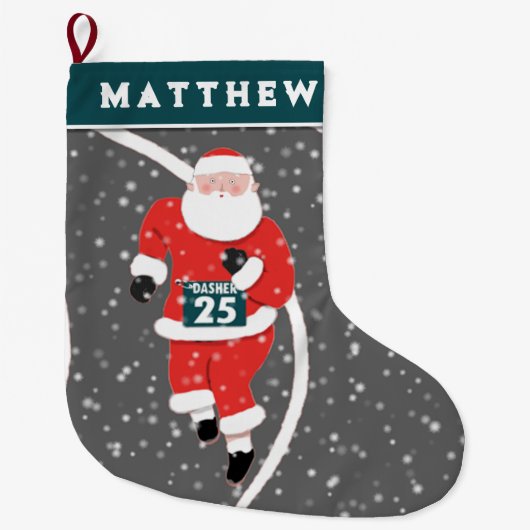 Spoor- en veldgroothandelsstaart grote kerstsok (Voorkant)