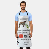 spoor geknipt schort (Gedragen)