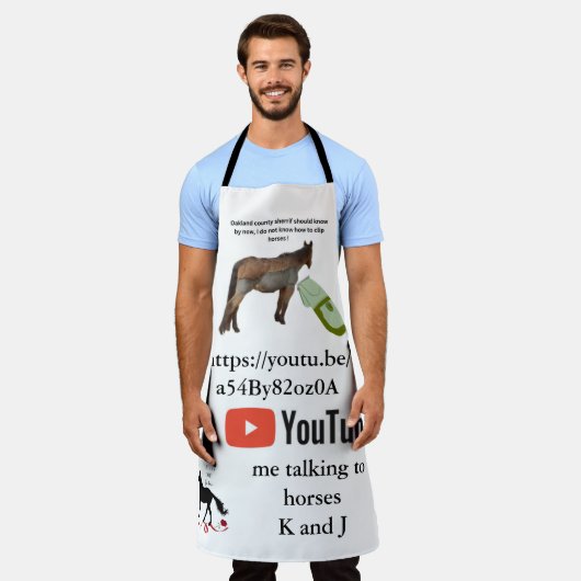 spoor geknipt schort (Gedragen)