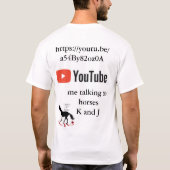 spoor geknipt t-shirt (Achterkant)