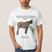 spoor geknipte grappige/ scriptie t-shirt (Voorkant)
