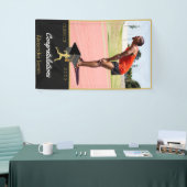 Spoor runner felicitaties afstuderen Foto Spandoek (Beurs)