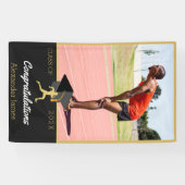 Spoor runner felicitaties afstuderen Foto Spandoek (Horizontaal)