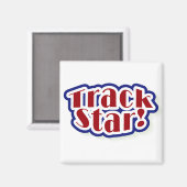 Spoor Star Tshirts en cadeaus Magneet (Voorkant / Achterkant)