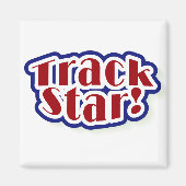 Spoor Star Tshirts en cadeaus Magneet (Voorkant)