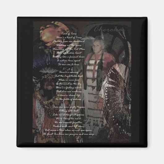 spoor van de tranen magneet (Voorkant)