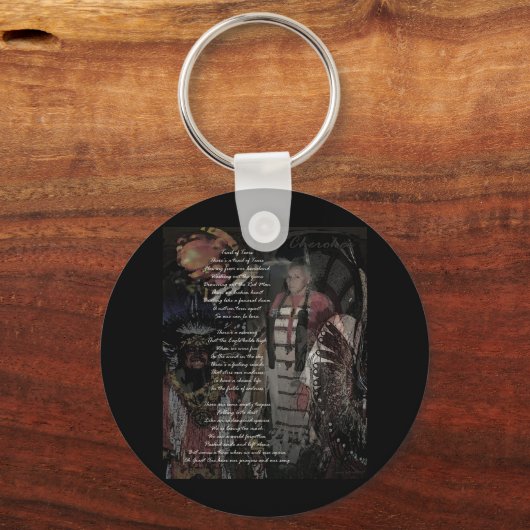 spoor van de tranen sleutelhanger (Voorkant)