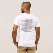 Spoor, voer hard uit t-shirt (Achterkant volledig)