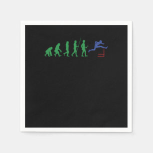 Spoorbaan- en veldgymnast-runner met draaiende gi servet