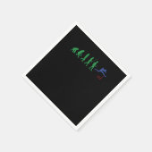 Spoorbaan- en veldgymnast-runner met draaiende gi servet (Hoek)