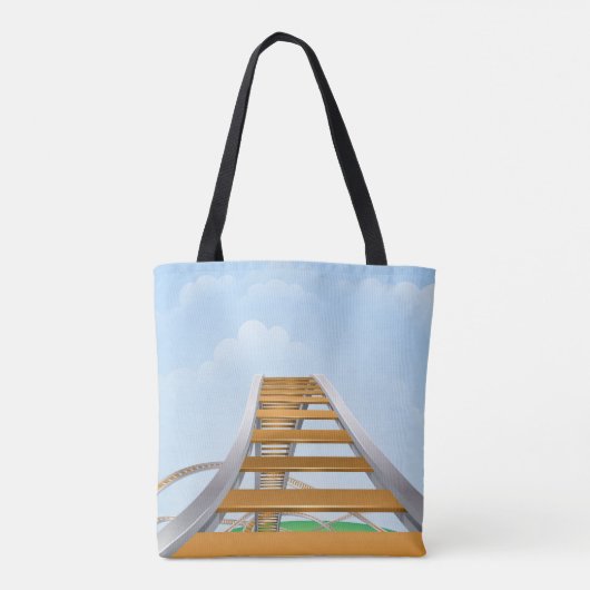 Spoorbaan Tote Bag (Achterkant)