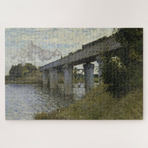 Spoorbrug bij Argenteuil (Monet) Legpuzzel