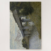Spoorbrug bij Argenteuil (Monet) Legpuzzel (Verticaal)