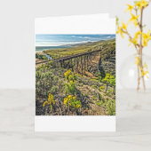 Spoorbrug bij Jalama Beach Kaart (Gele Bloem)