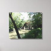 spoorbrug canvas afdruk (Voorkant)