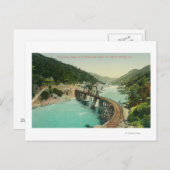 Spoorbrug over de Merced Briefkaart (Voorkant / Achterkant)