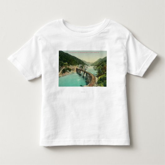 Spoorbrug over de Merced Kinder Shirts (Voorkant)